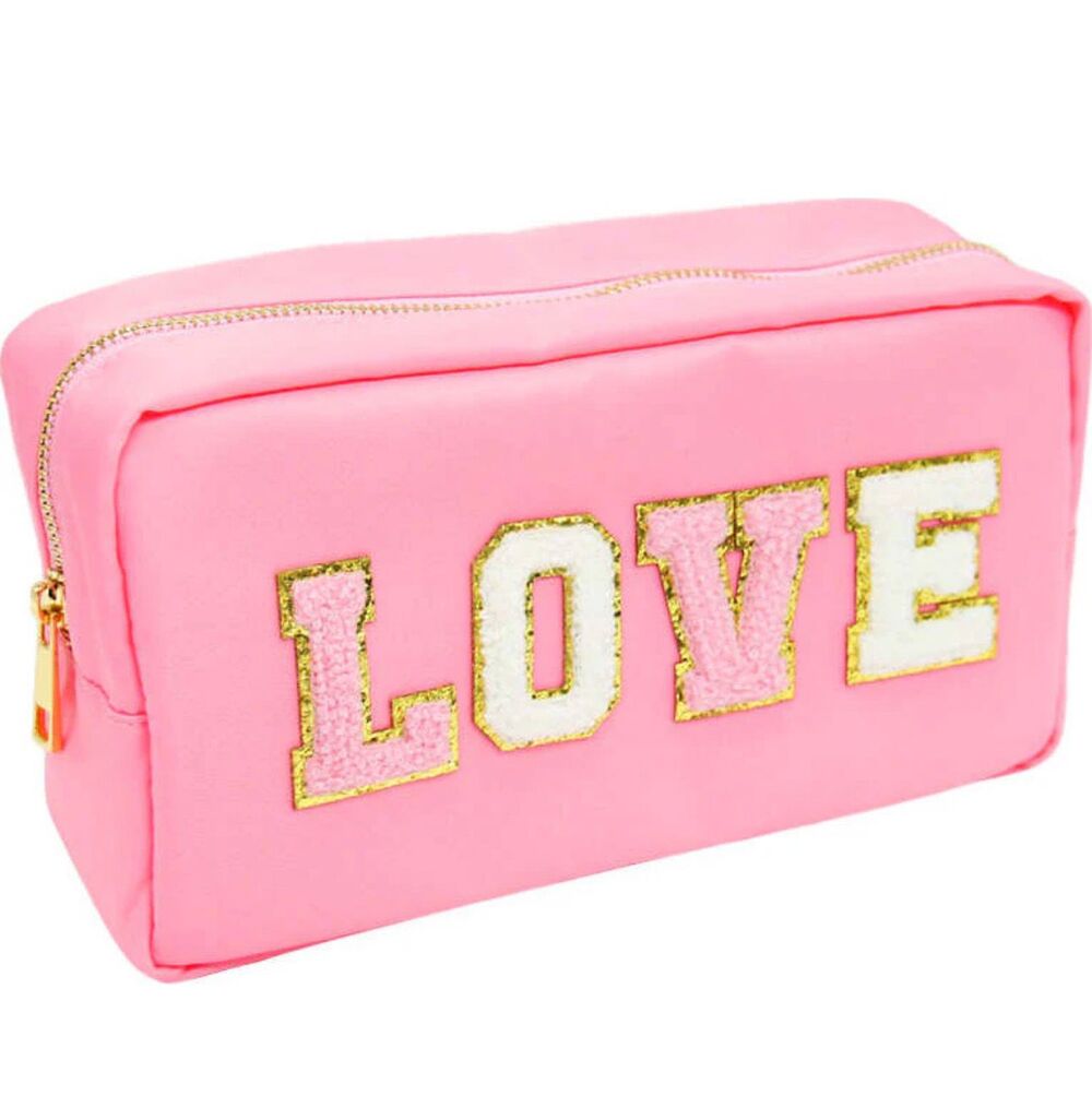 Love Varsity Makeup Bag Pouch NWT